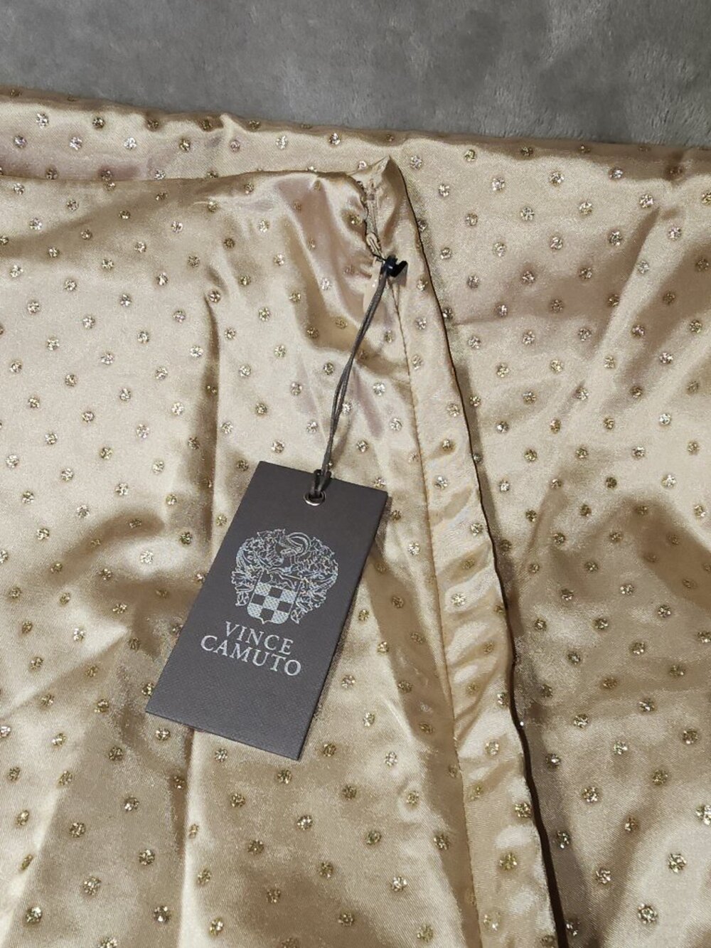 *NWT* Women's XL Vince Camuto Gold Long Skirt - Picture 9 of 16